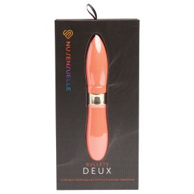 Sensuelle Double Ended Deux Bullet-Coral