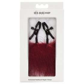 S&M Enchanted Feather Nipple Clamps